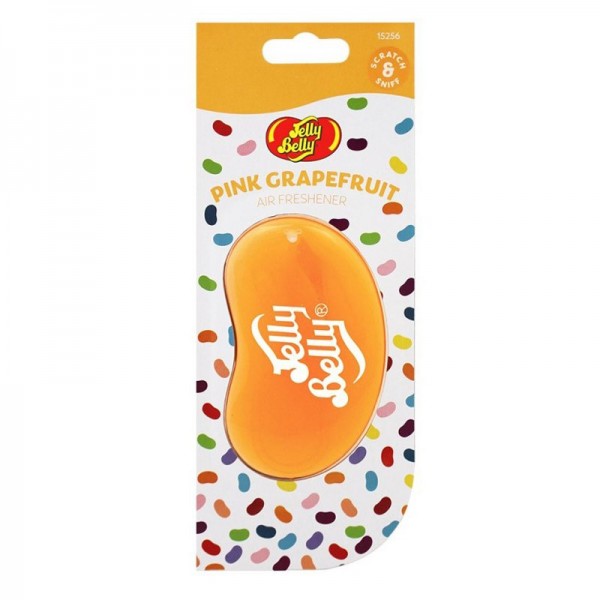 Jelly Belly Car Air Freshener 3D Pink Grapefruit