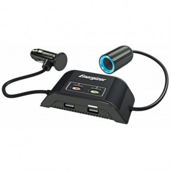 Energizer power outlet Twin USB plus socket and battery guard