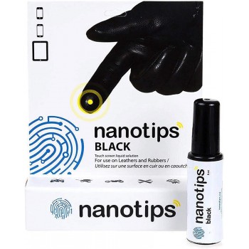 Nanotips Black for leather gloves