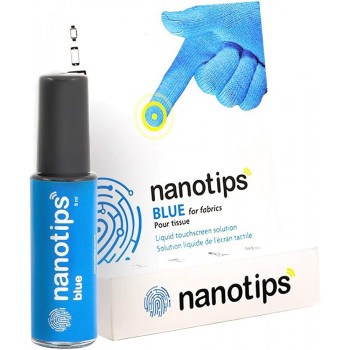 Nanotips Blue for fabric gloves