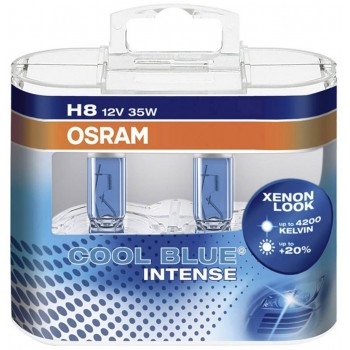 Osram Cool Blue Intense H8 4200K 35w 12v 1Pair