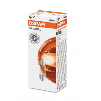 Osram Festoon Bulb 31mm 10w 12v 10PC/SET