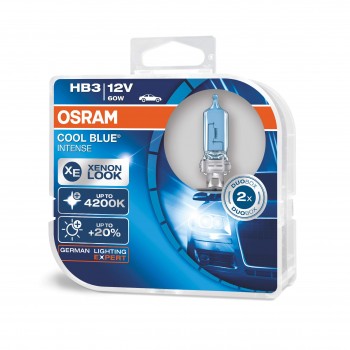 Osram Cool Blue Intense HB3/9005 4200K 60w 12v 1Pair
