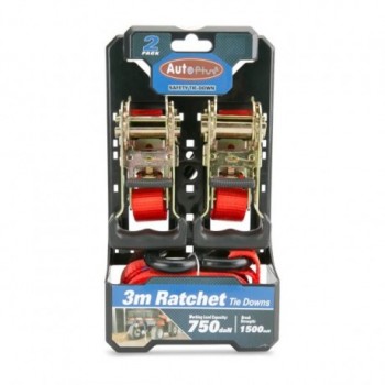 Ratchet 2pack Heavy Duty 3 Mtr