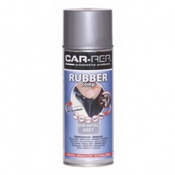 Car Rep Rubber comp rubberized spray paint Gun Metal Grey
