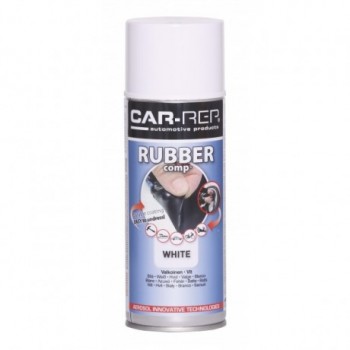 Car Rep Rubber comp rubberized spray White 400ml