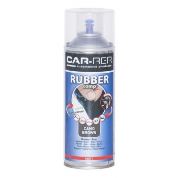 Car Rep Rubber comp rubberized spray Camo Brown Matte