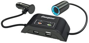 Energizer power outlet Twin USB plus socket and battery guard