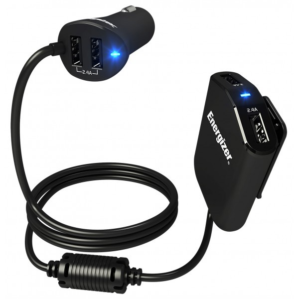 Energizer Quad USB Outlet 2.4 amp