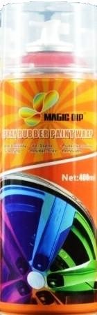 Magic Dip Rubberized Spray Paint Matte Yellow 400ml