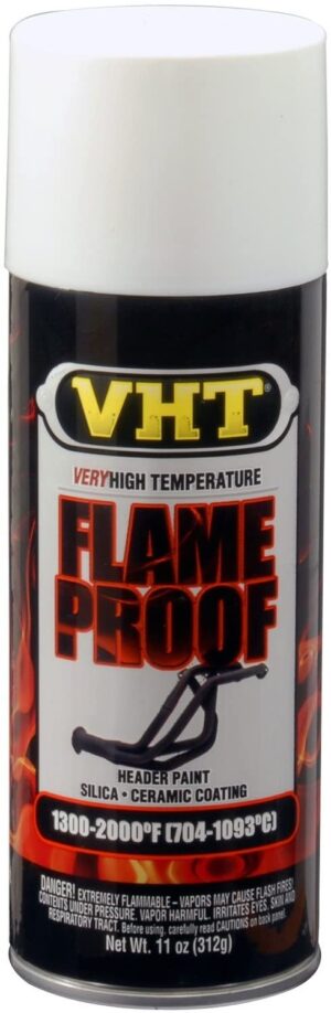 VHT Flame proof Spary Paint Flat White 11oz SP101