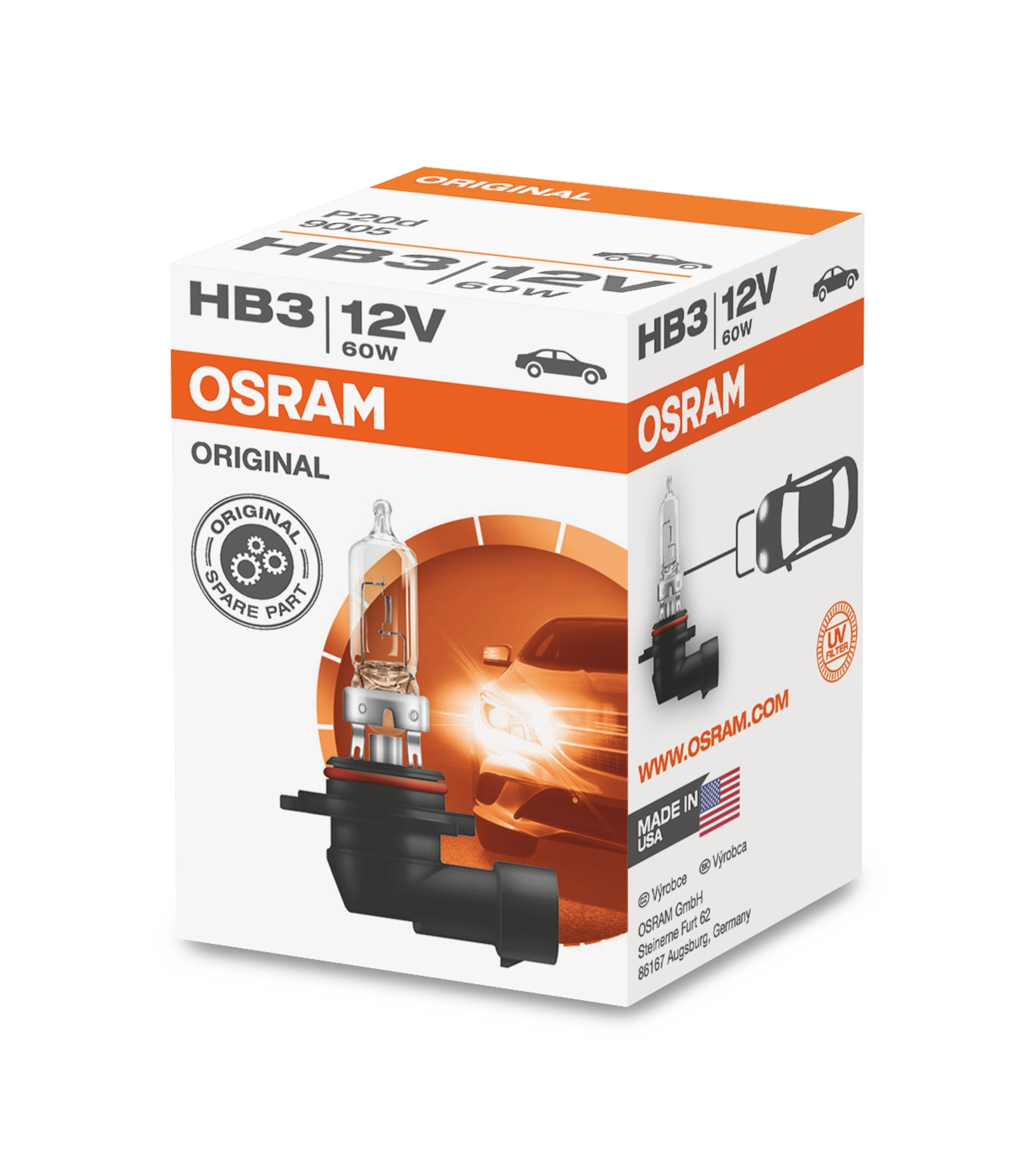 Osram Halogen HB3/9005 60W 12V 1PC