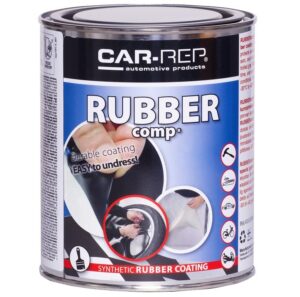 Car Rep Rubber comp Gun Metal Grey 1Liter