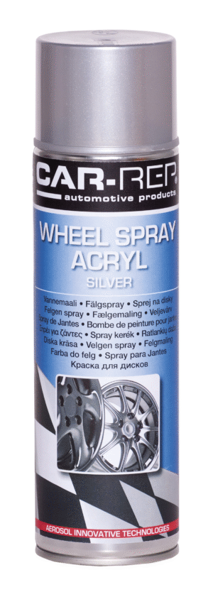 Car Rep Wheel Spray Silver 500ml