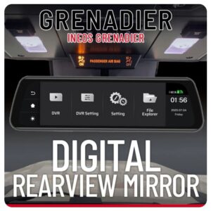 Ineos Grenadier Digital Rearview Mirror